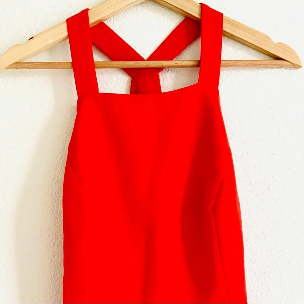 Jill Stuart Vibrant Orange Maxi Dress